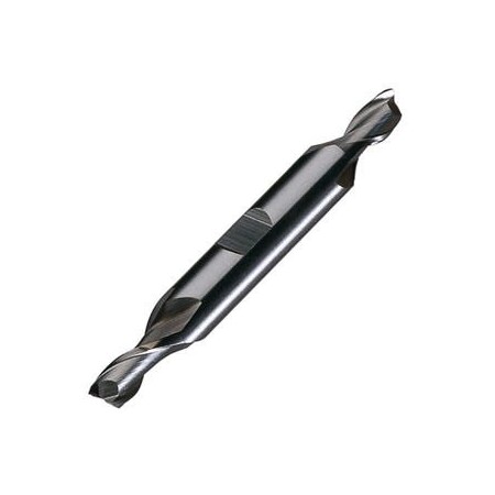 Champion Cutting Tool 5/8in x 5/8in - 602 High Speed End Mill - Double End, Center Cutting, 2 Flute, RH Helix, HSS CHA 602-5/8X5/8